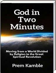 Cover of my e-book "God in Two Minutes"